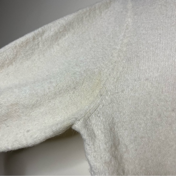 & OTHER STORIES Pearl Wool Alpaca Cozy Fall Cream Quarter Zip Up Sweater Jumper - Picture 10 of 10